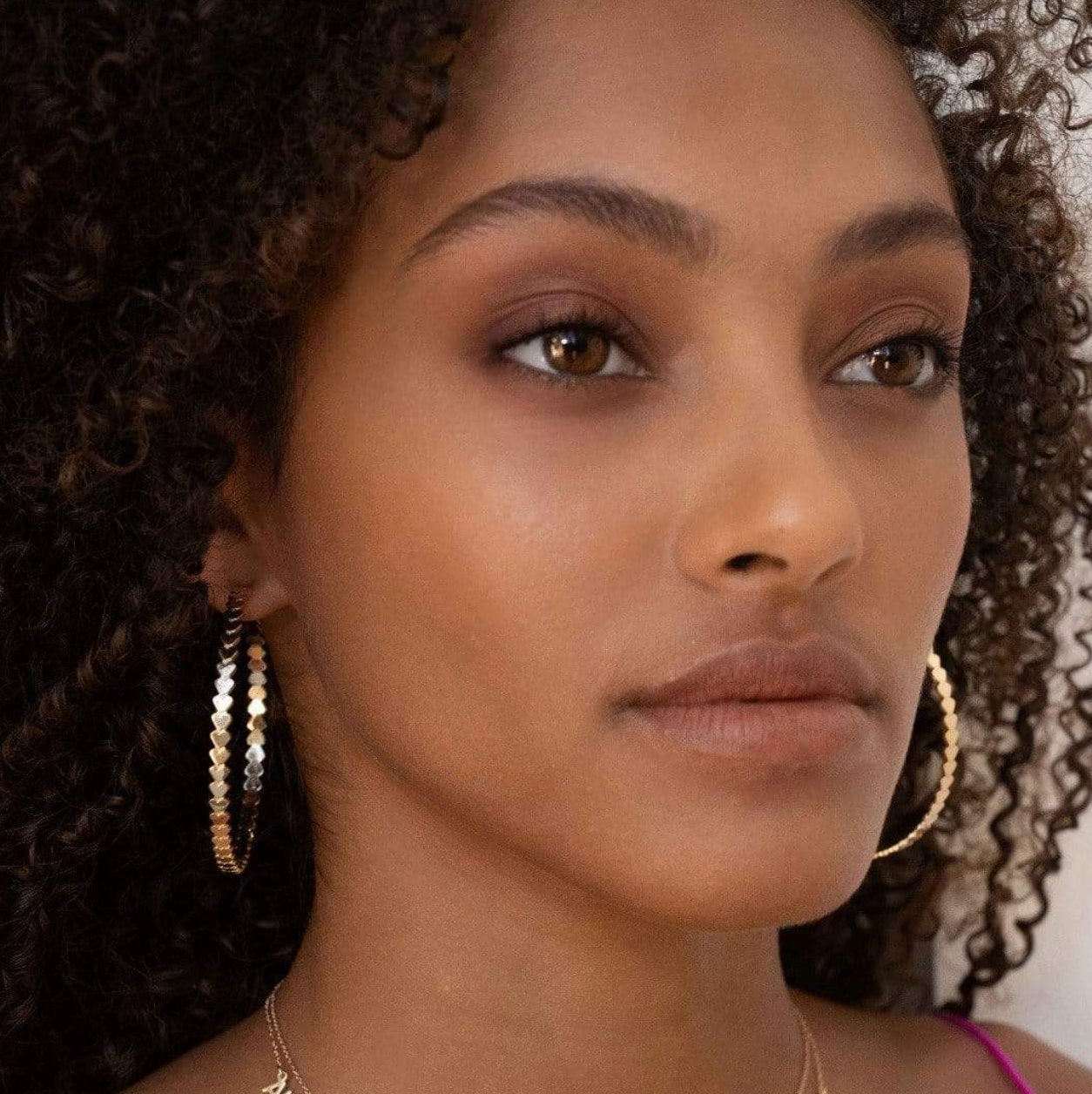 Drea 2" Hoops Gold