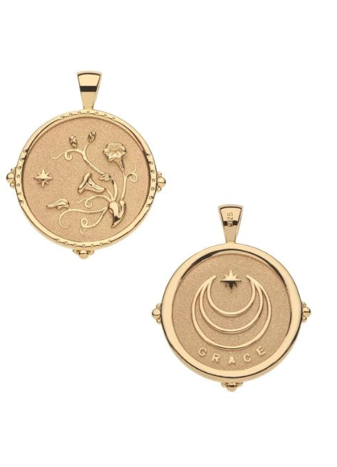 Grace Original Pendant Coin 16-18" Classic Rolo
