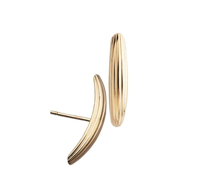 Nic 1" Earrings Gold