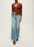 Solene Cashmere Cardigan Orange Brandy