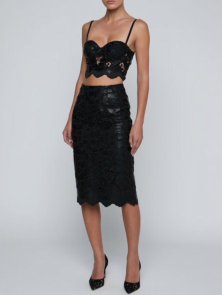 Royal Pencil Skirt Black