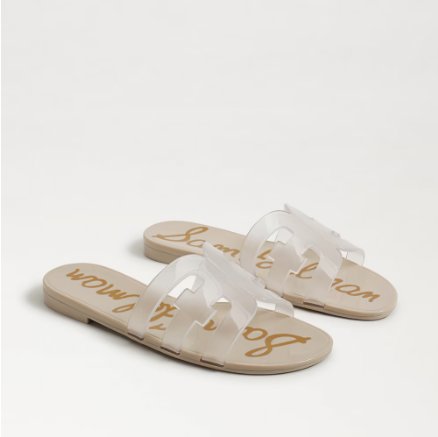 Bay Jelly Slide Sandal Clear/Sand