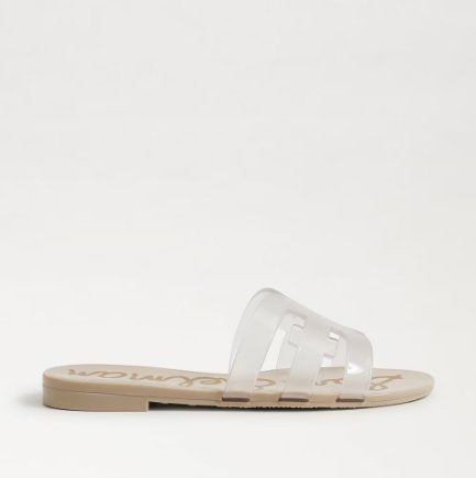 Bay Jelly Slide Sandal Clear/Sand