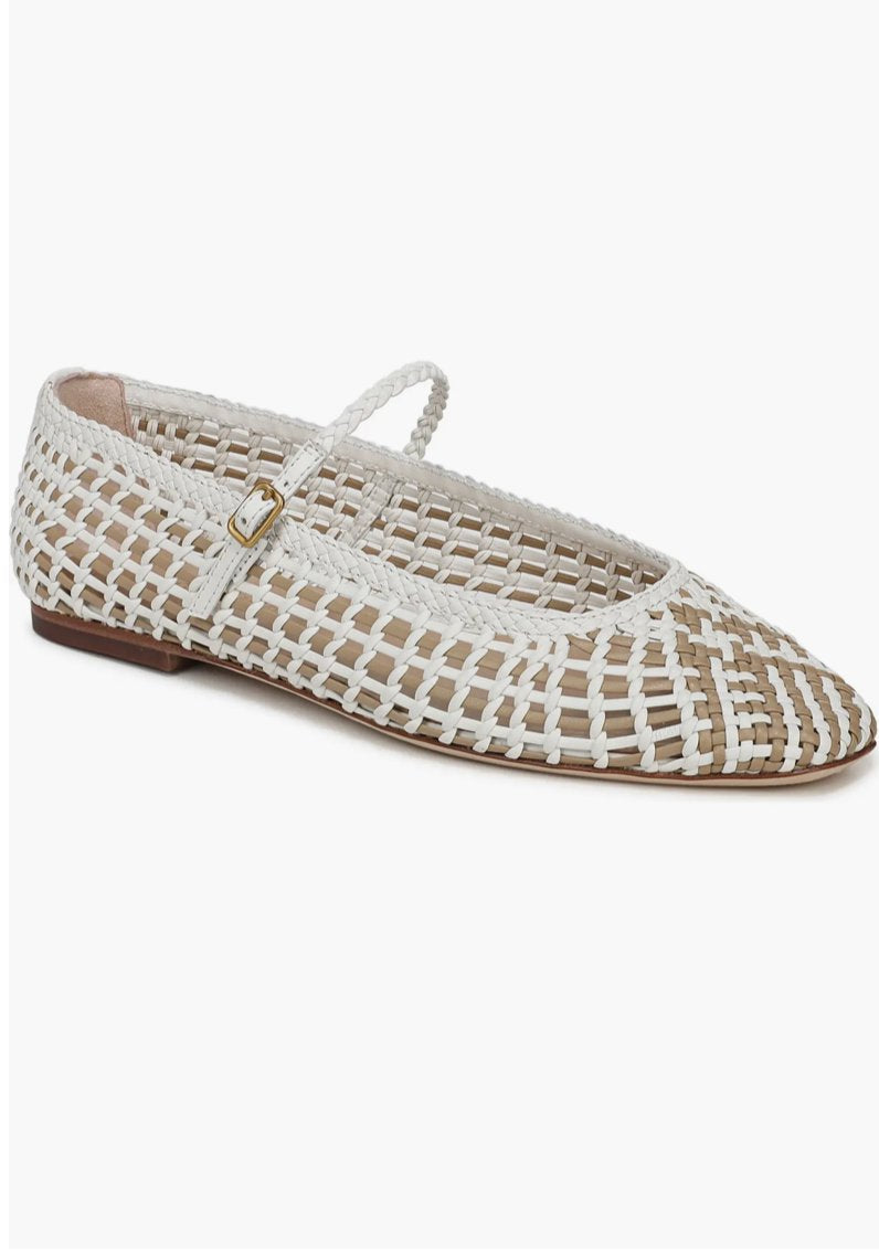 Ellie Woven Flat Coconut/Sand