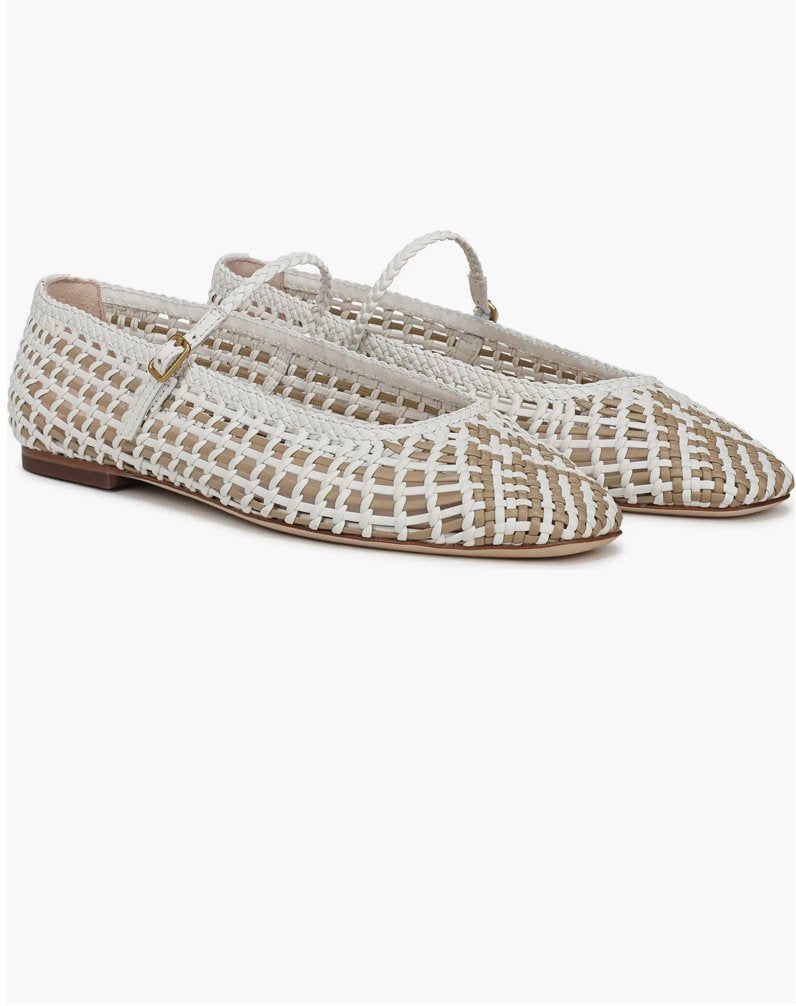 Ellie Woven Flat Coconut/Sand