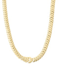 Serpent Herringbone Collar 16"