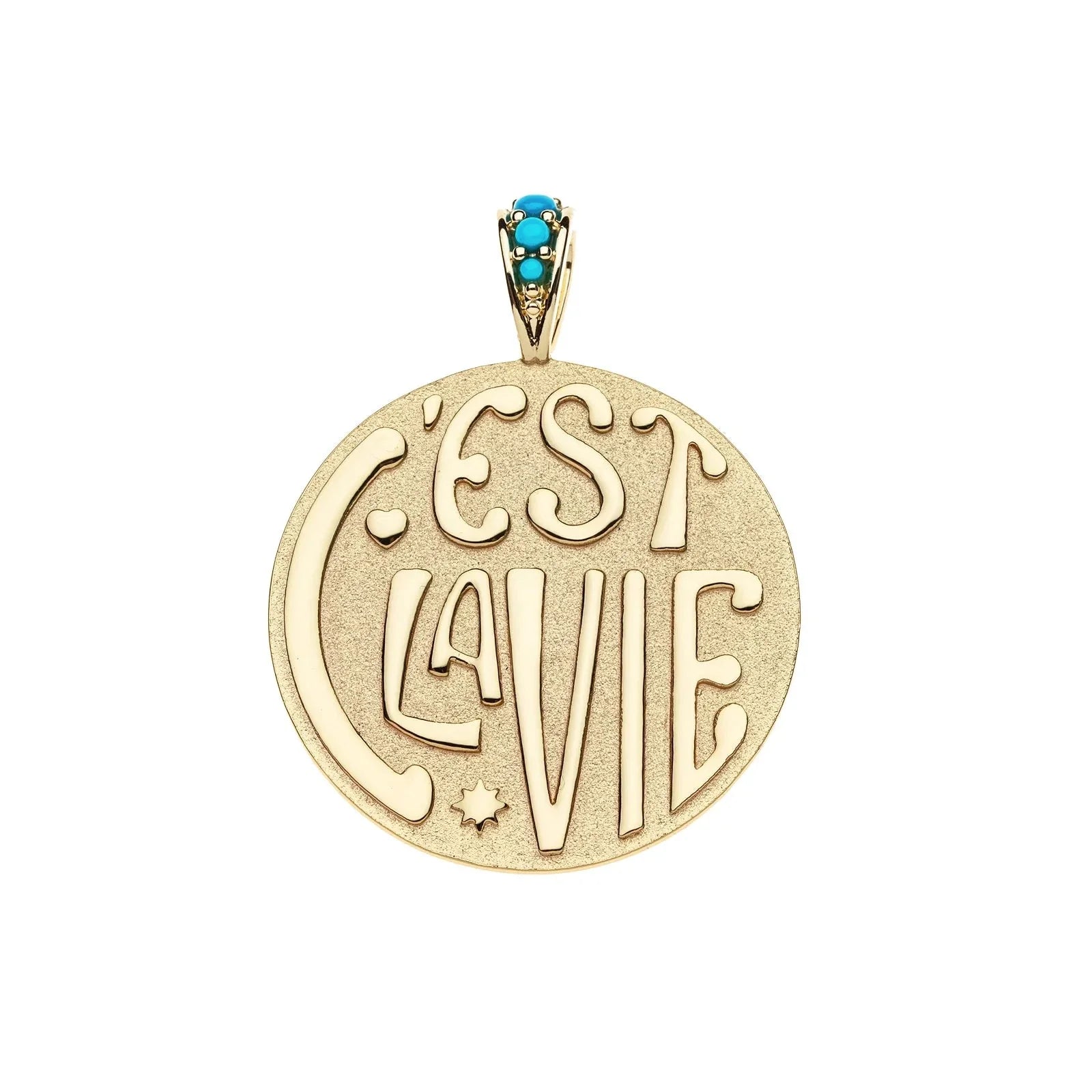 JW x LA VIE Signature Disk Pendant