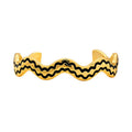 Stacking Squiggle Cuff Navy
