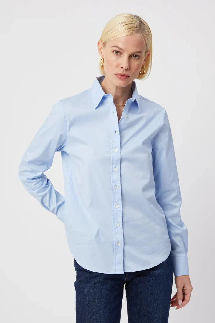 The Essentials Icon Shirt Blue Dawn