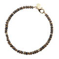 Gumdrop Beaded Necklace Tiger's Eye
