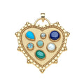 JW x LA VIE Chunky Treasure Trove Heart Pendant