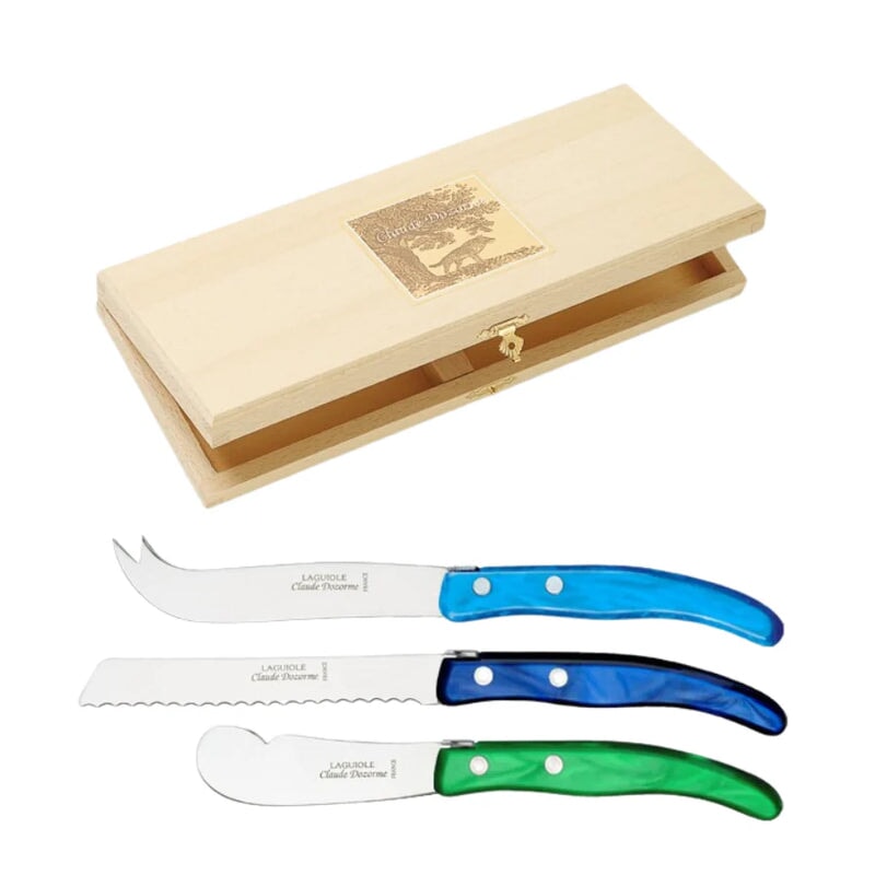 Box Of Berlingot 3P Breakfast Set Blue & Green