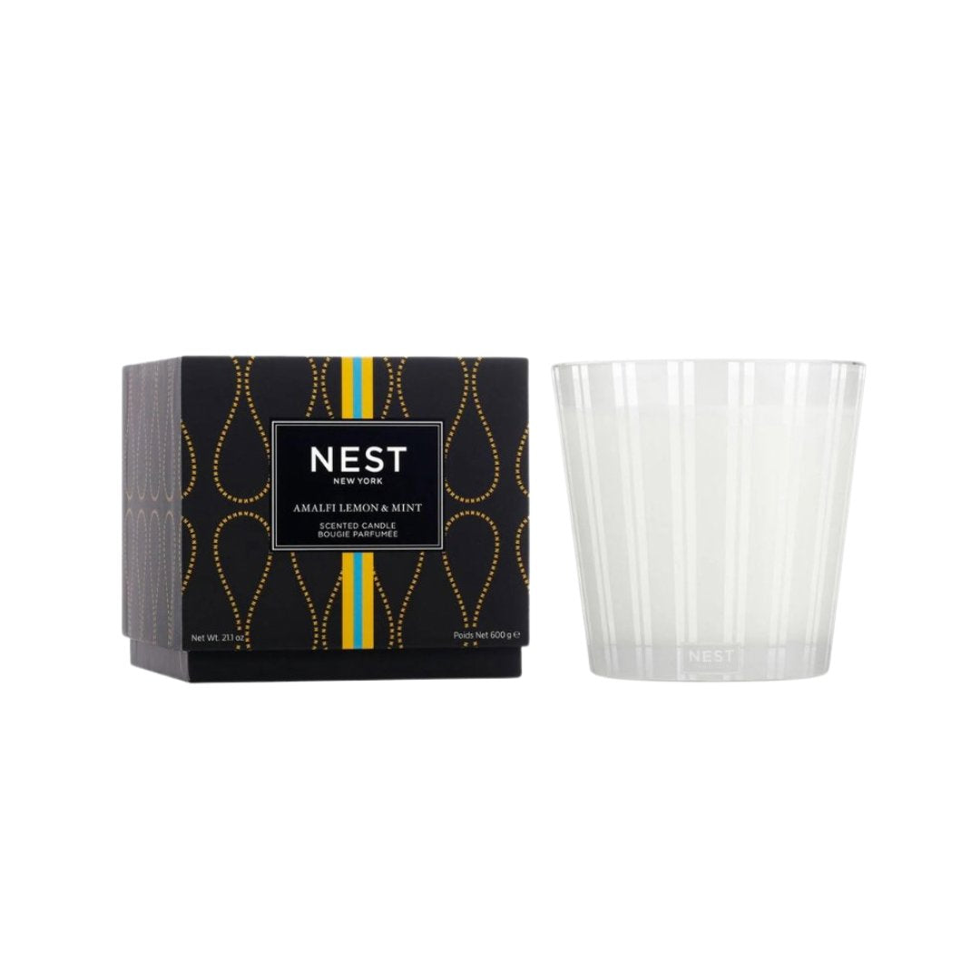 3-Wick Candle 21oz Amalfi Lemon & Mint