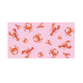 Crab & Lobster Cashmere Scarf Rose