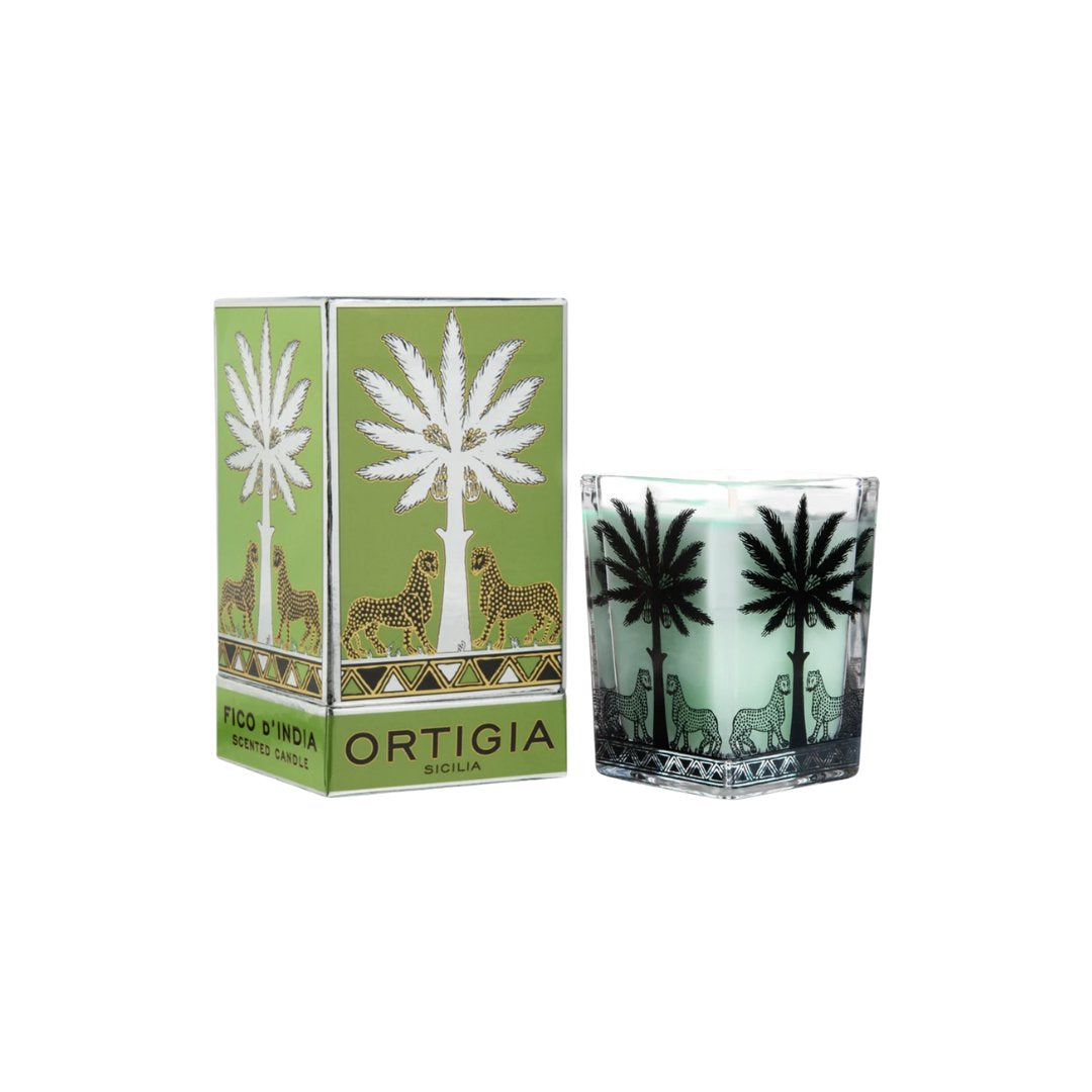 Large Fico D'India Square Candle