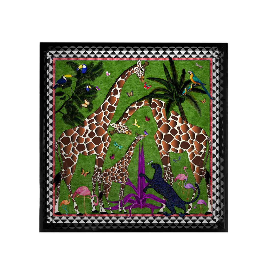 Giraffe Tray Green
