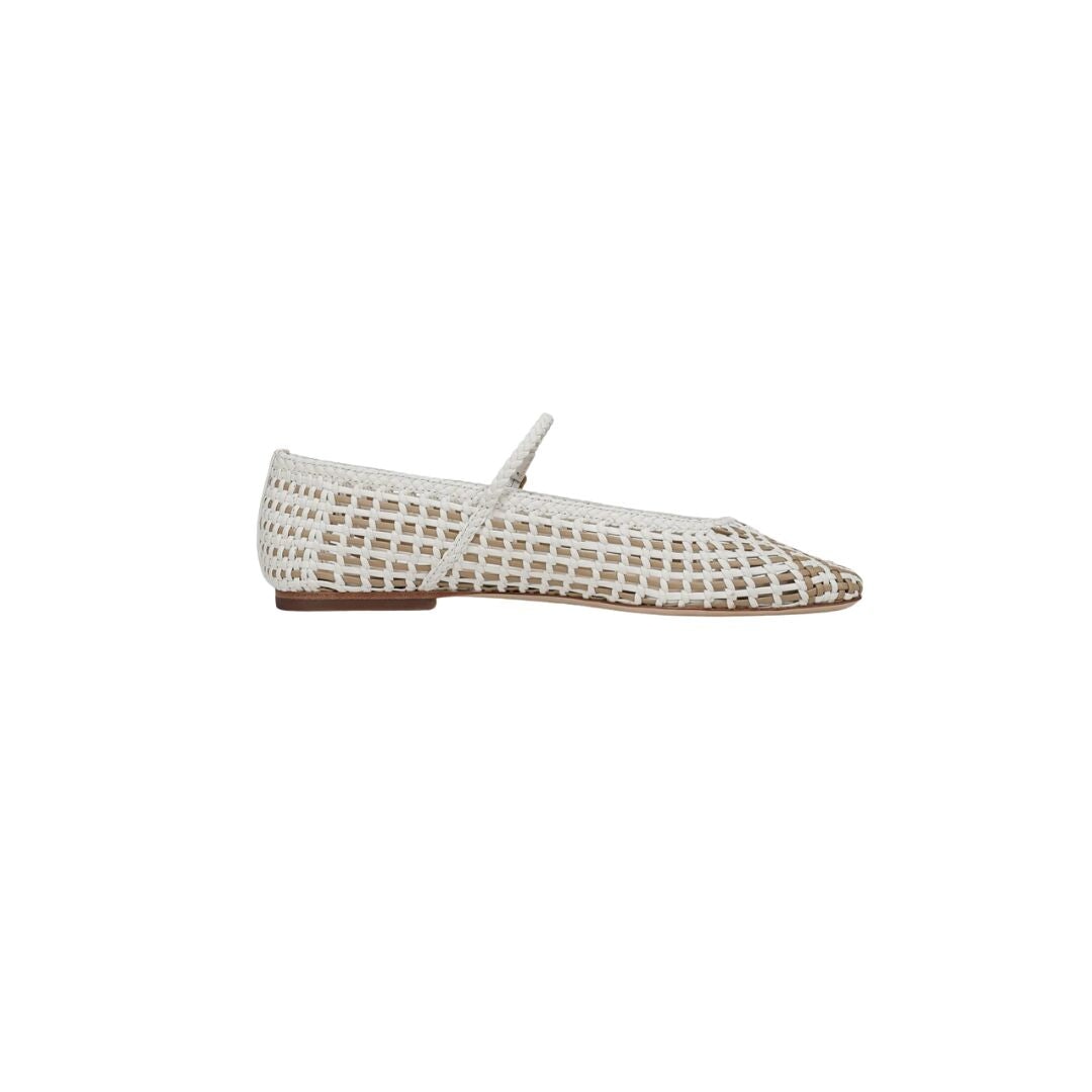 Ellie Woven Flat Coconut/Sand