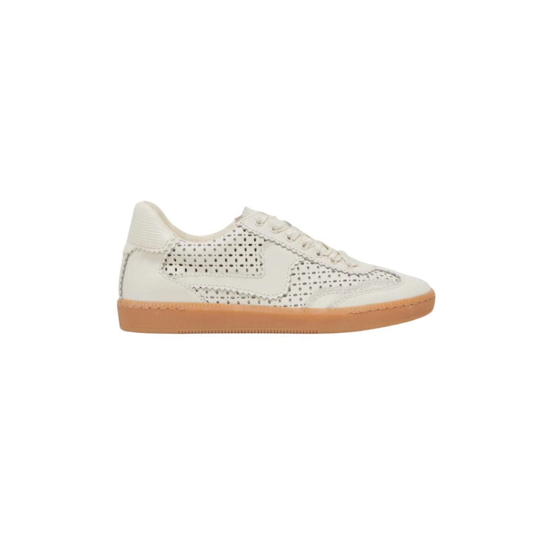 Notice Stitch Sneaker Eyelet Perf White Leather
