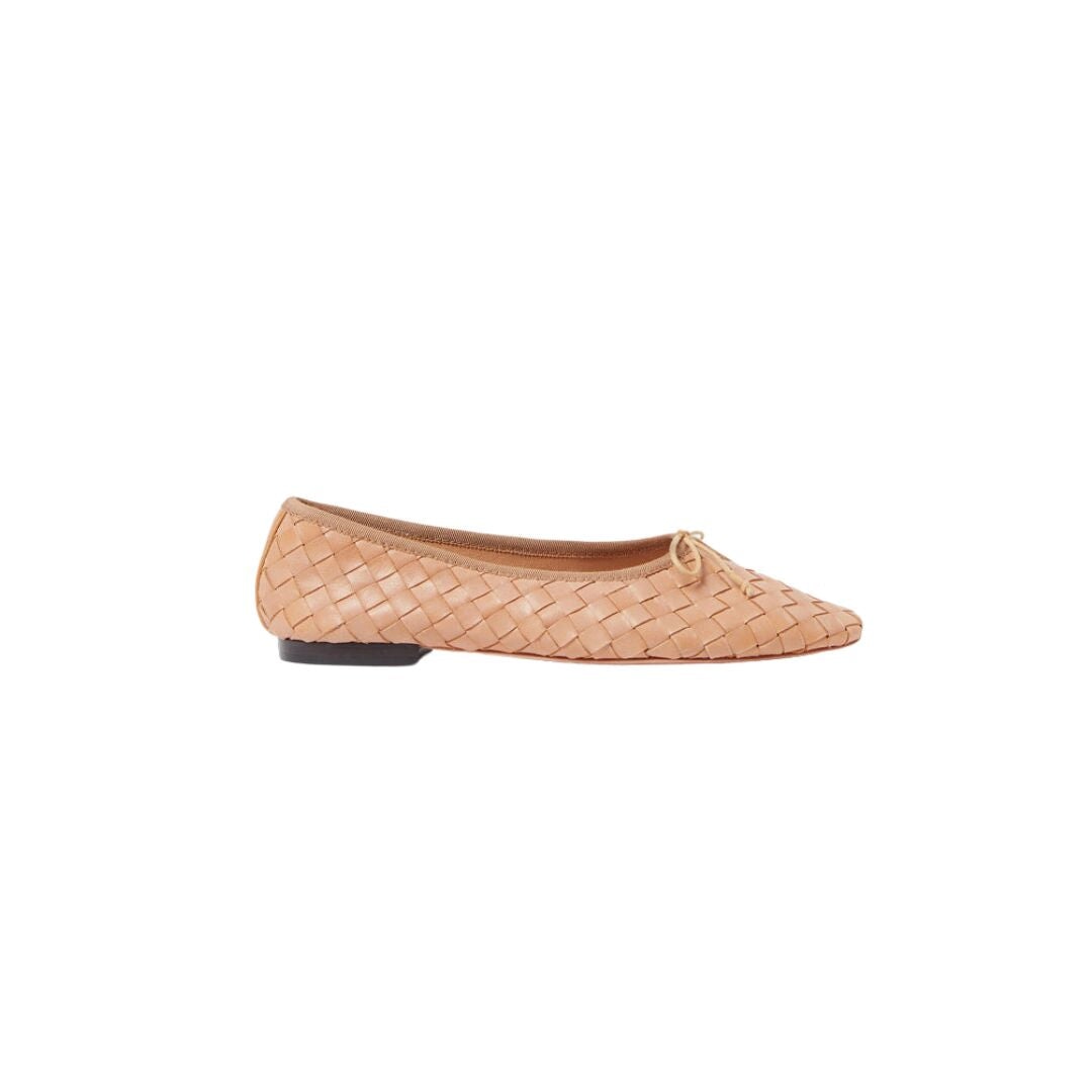 Landry Woven Ballet Flat Honey