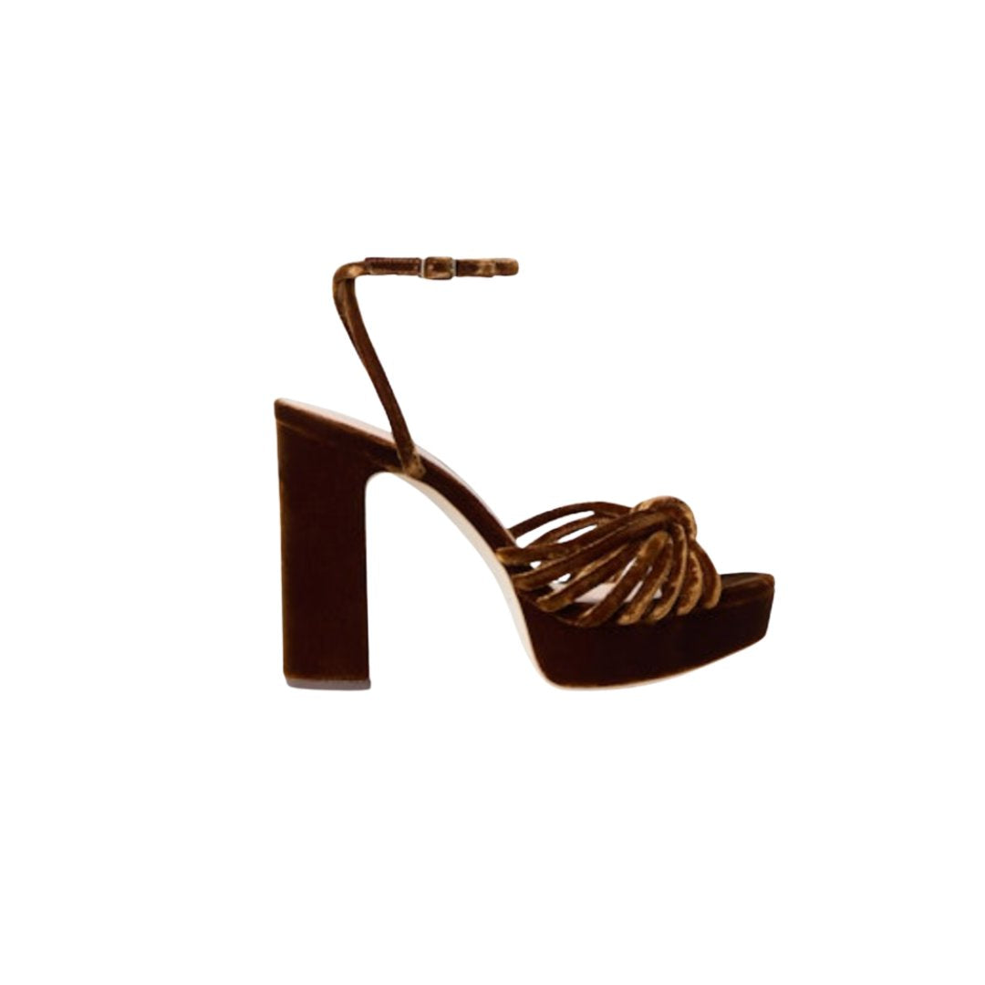 Rivka Platform Sandal Dark Brown
