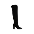 Brigid Over The Knee Boot Black Suede