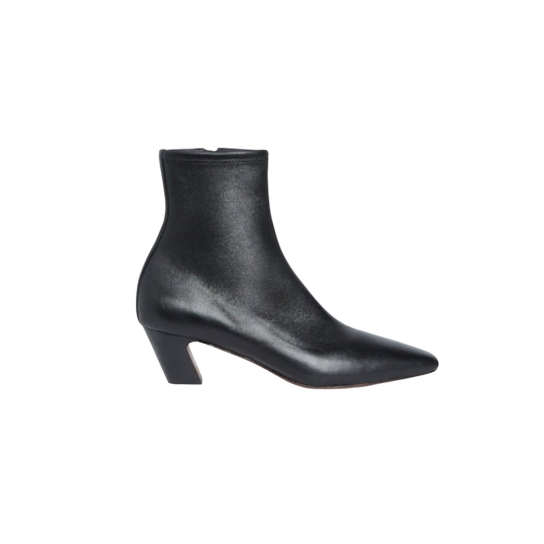 Doria Kicked Heel Ankle Boot Black