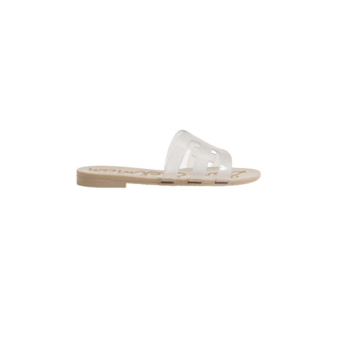 Bay Jelly Slide Sandal Clear/Sand