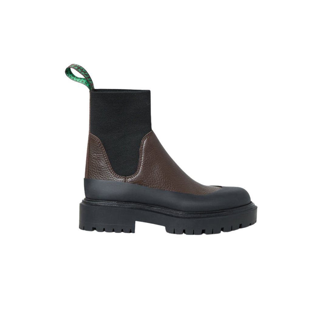 Suri Leather Lug Boot Tomorrow