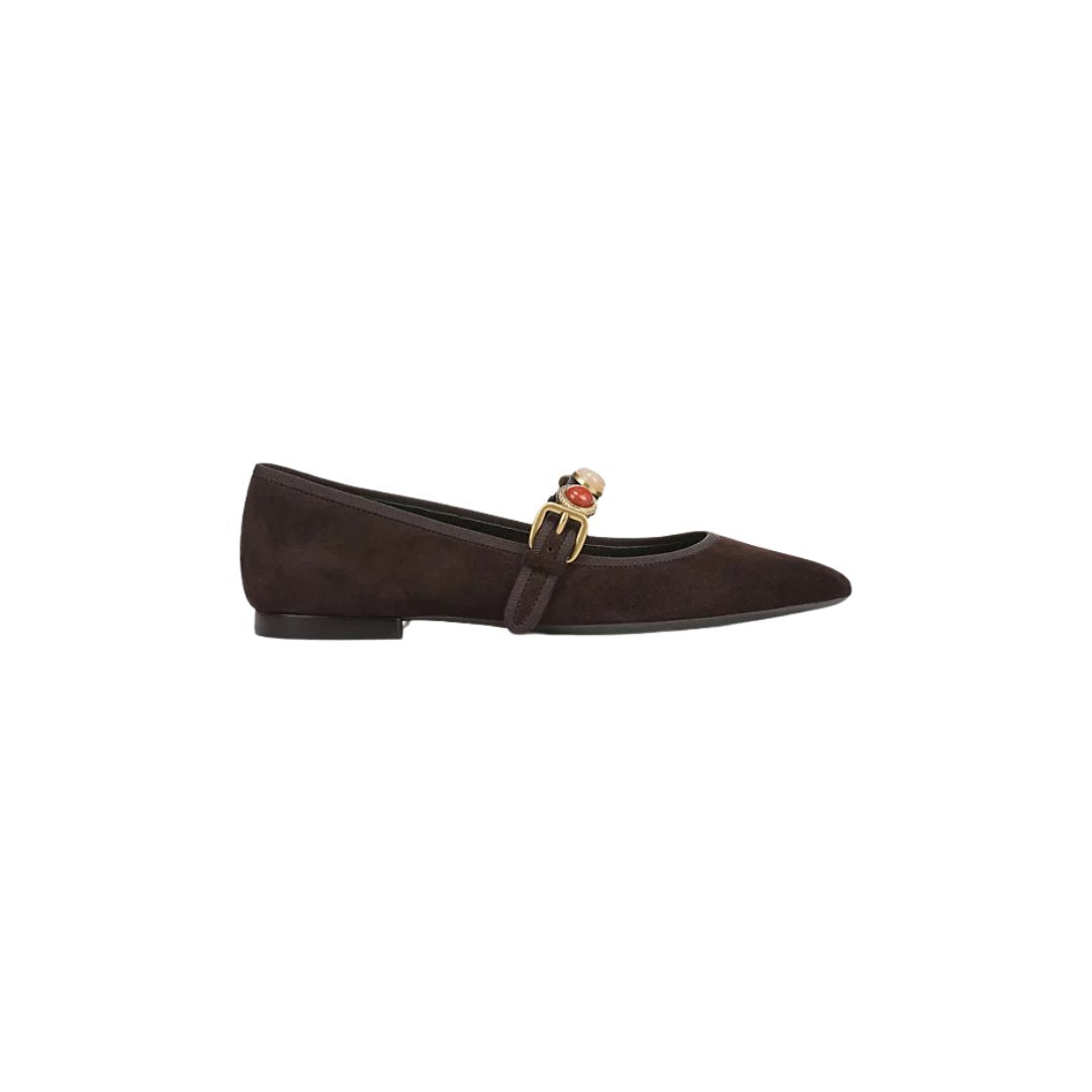 Selene Charm Ballet Flat Espresso