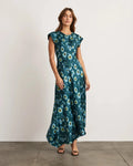 Violeta Dress Emerald Multi