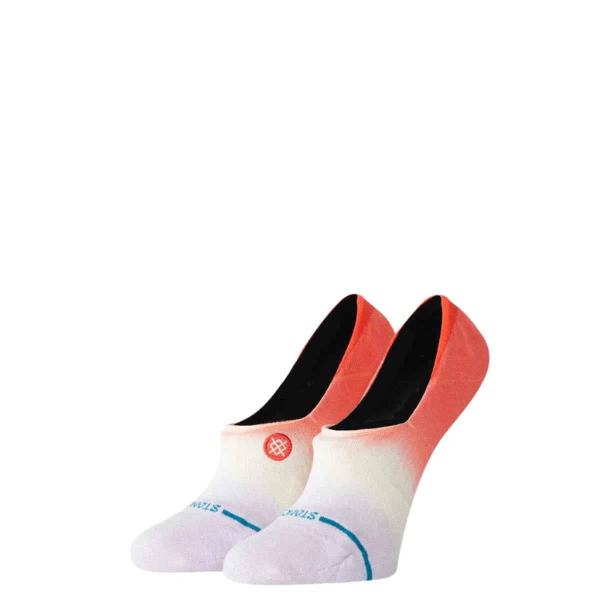 Double Dip No Show Socks Coral
