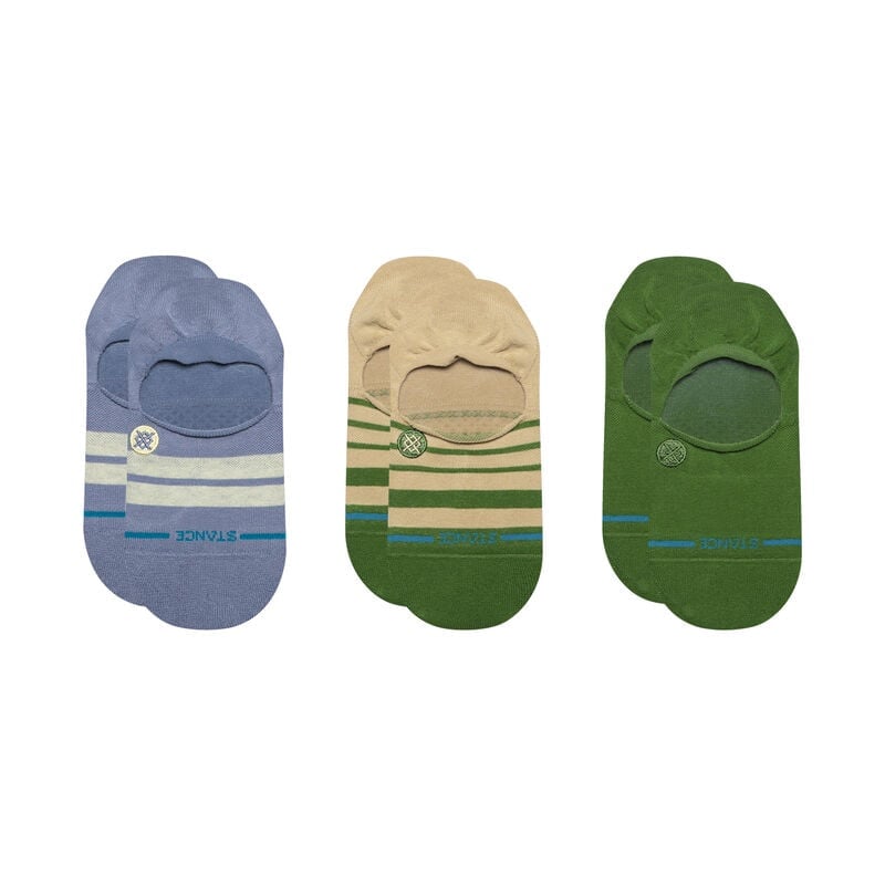 Cotton No Show 3-Pack Racer Blue