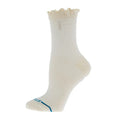 Ruffle Icon Quarter Socks Ivory