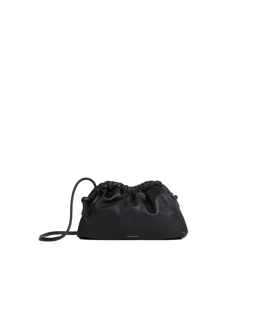 Mini Cloud Clutch Black/Flamma