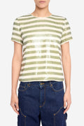 Tchao Sequin Stripe Moss