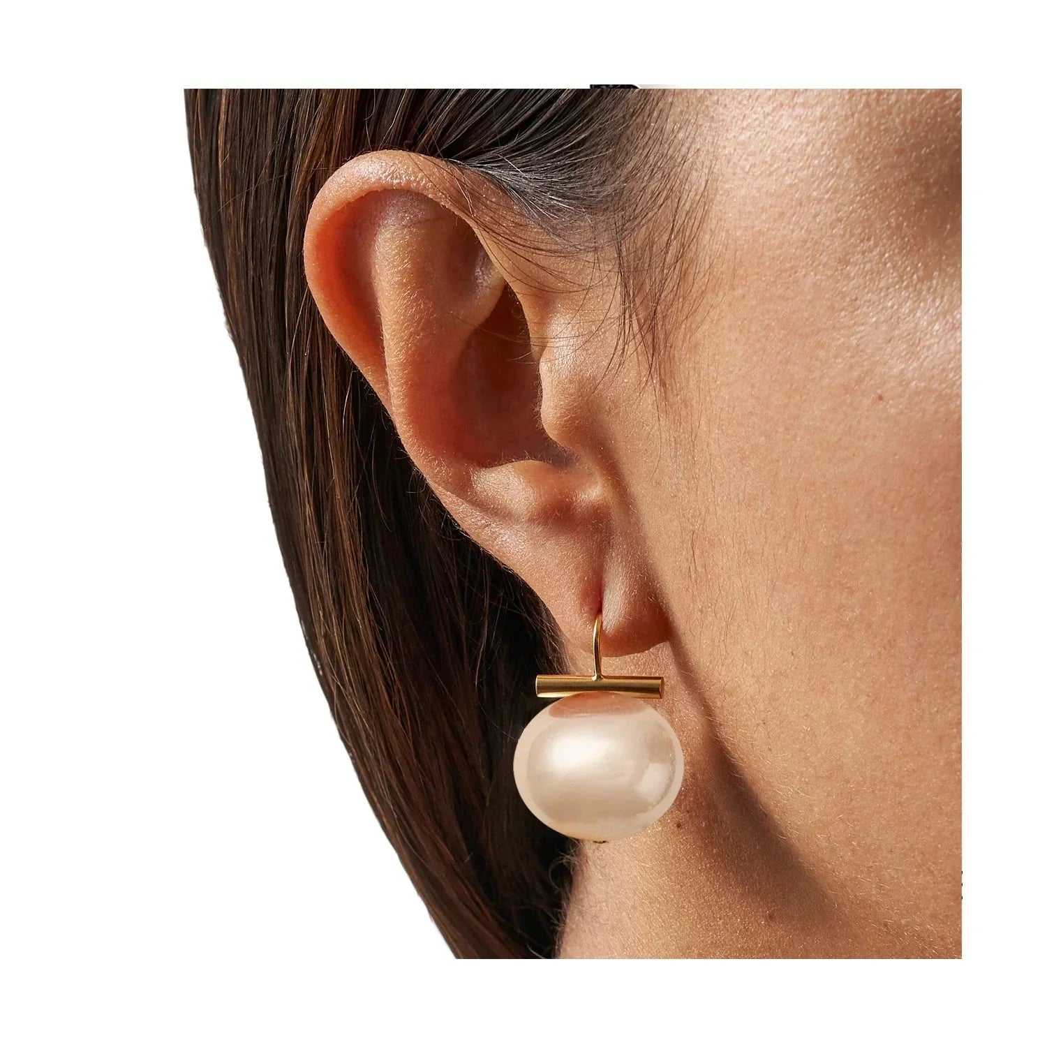 Large Statement Making Pebble Pearls Periwinkle