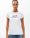 We Heart NYC Tee White