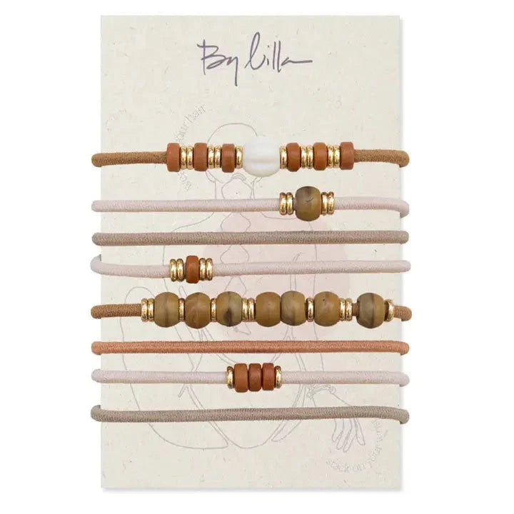 The Village Bracelet/Hair Ties - 8 Pack