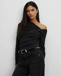 Lozea Off-The-Shoulder Top Black