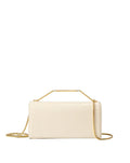 Barre Clutch Off White Patent Leather