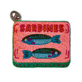 Beaded Sardines Coin Purse Green