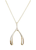 Lucky Gold Wishbone 18-20" Adjustable Chain
