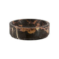 Black & Gold Marble 8" Honed Finish Catchall Bowl