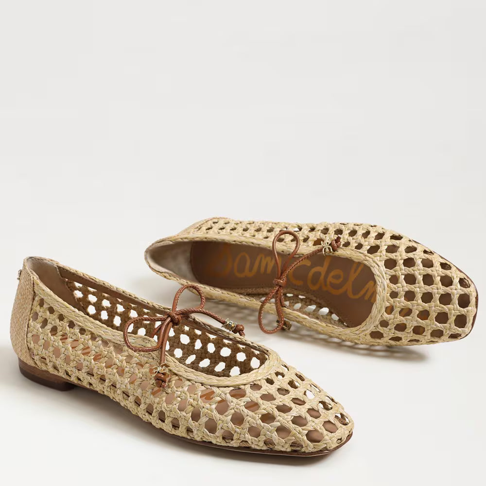 Marcie Bleached Beechwood/ Saddle