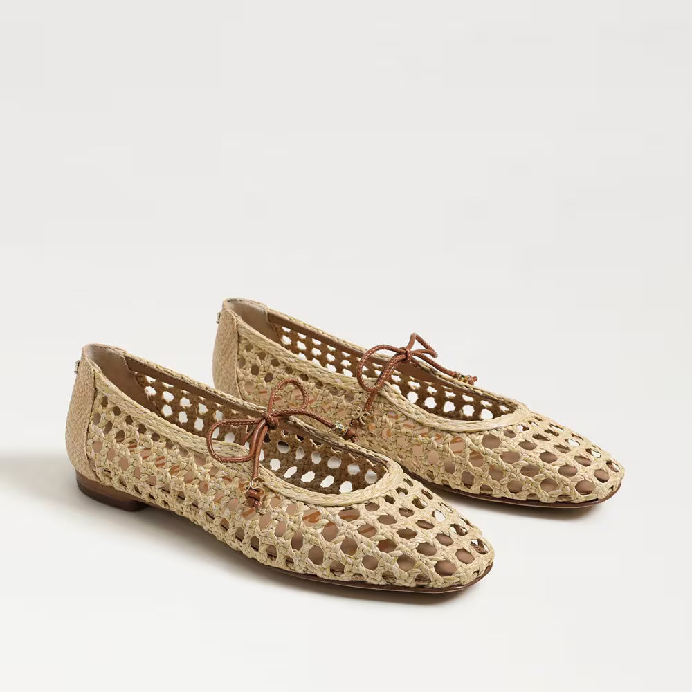 Marcie Bleached Beechwood/ Saddle