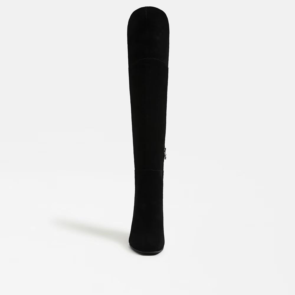 Brigid Over The Knee Boot Black Suede