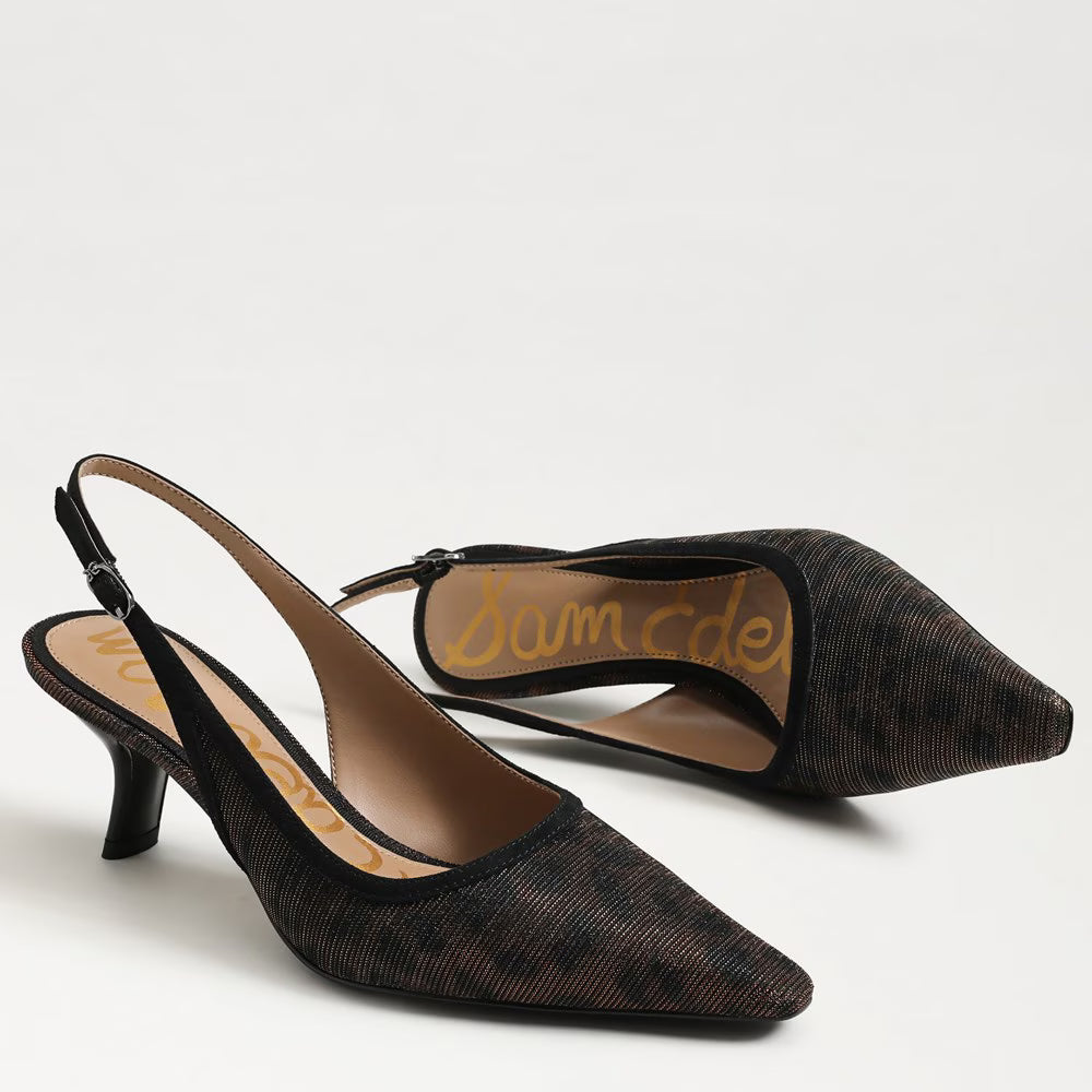Bianka Slingback Pump Gilded Leopard Print