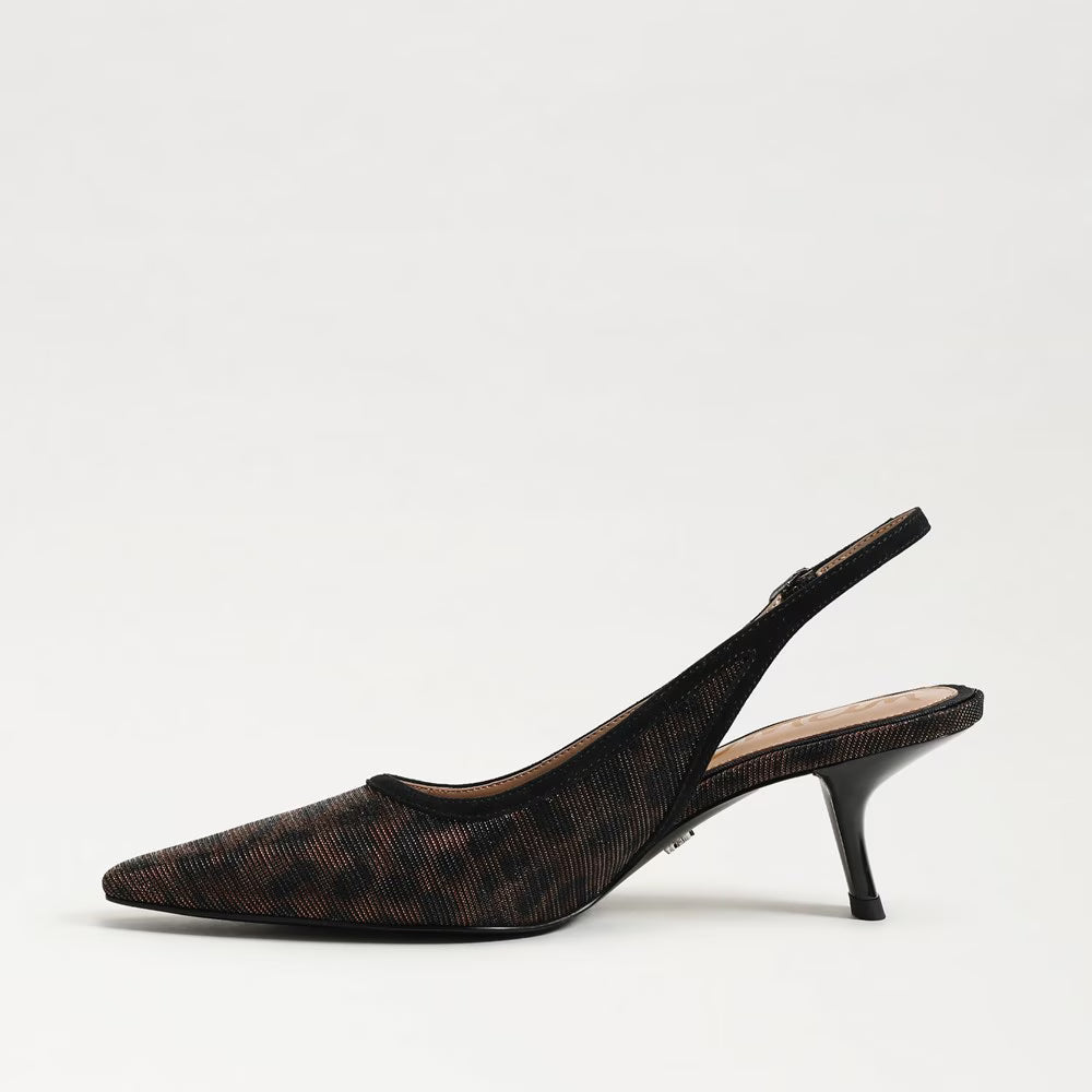 Bianka Slingback Pump Gilded Leopard Print