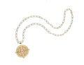 Sisters Forever Original Pendant Coin 18" Drawn Link