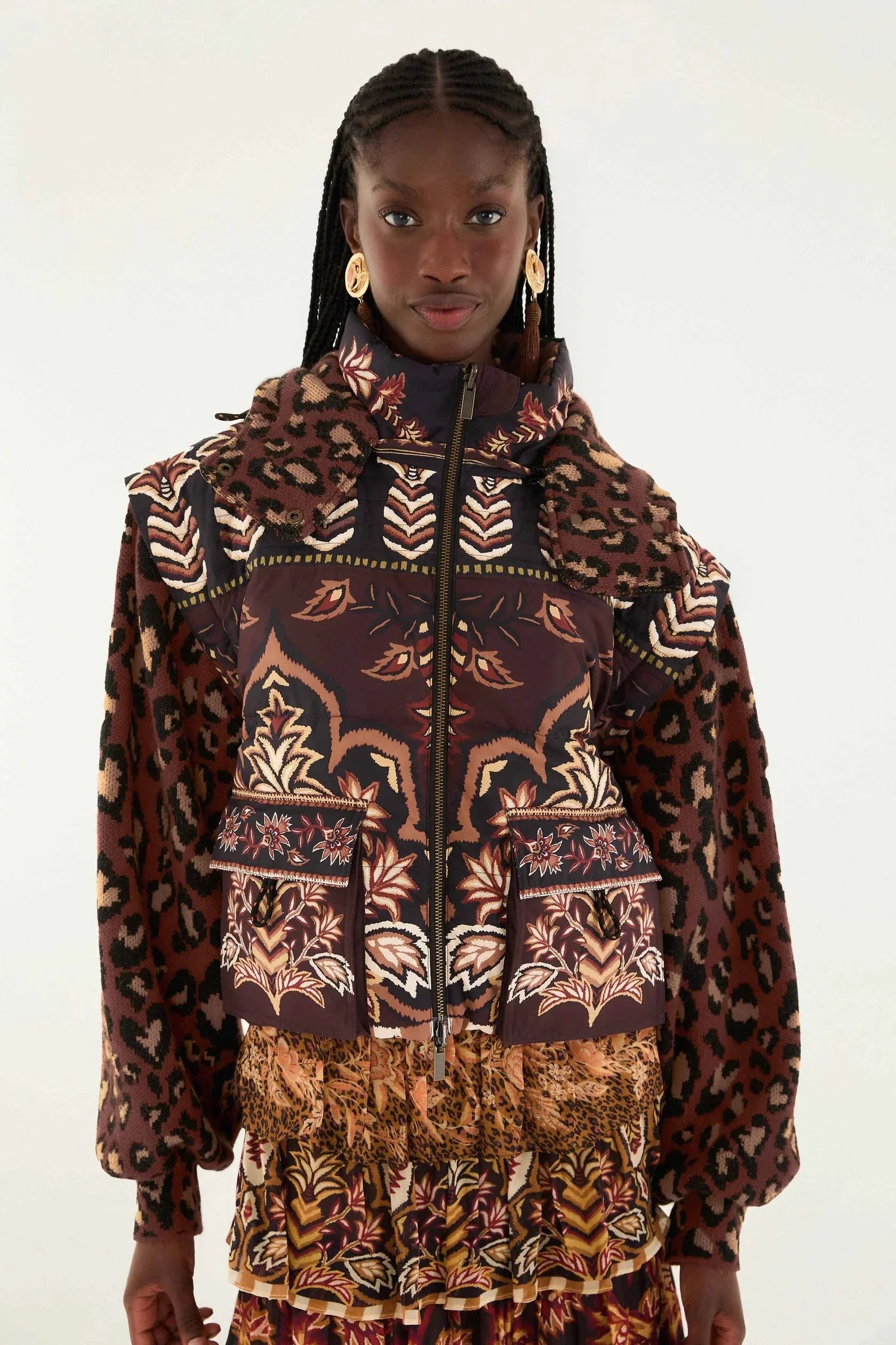 Winter Ainika Brown Puffer Jacket